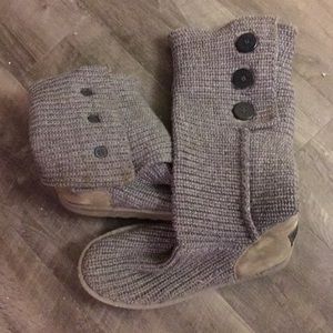 Ugg grey knitted boot